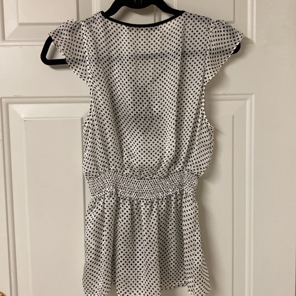 Zara Basic Sheer Top Size Large - Picture 2 of 7